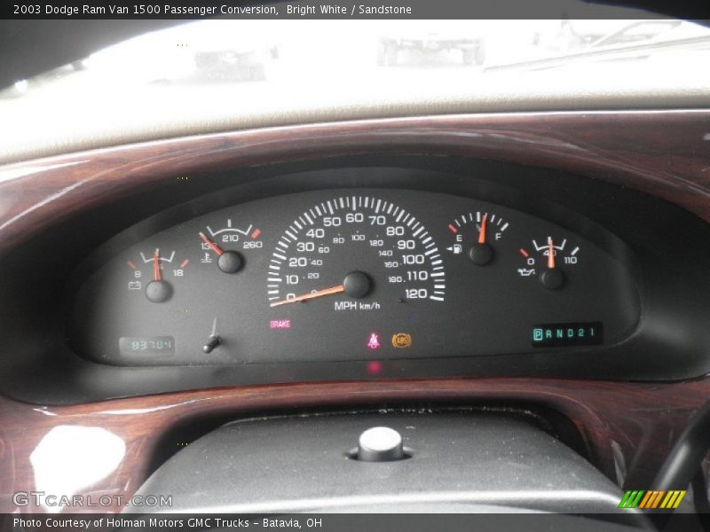  2003 Ram Van 1500 Passenger Conversion 1500 Passenger Conversion Gauges