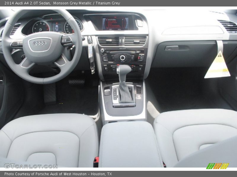 Monsoon Grey Metallic / Titanium Grey 2014 Audi A4 2.0T Sedan