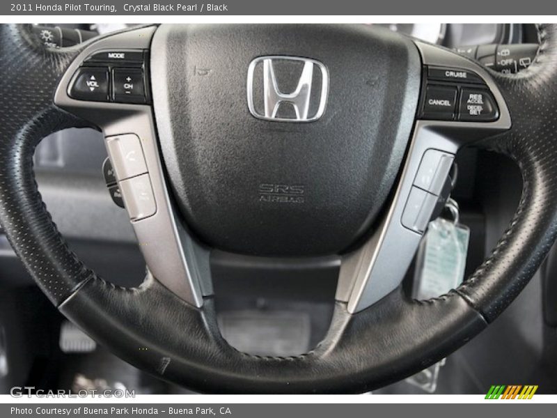 Crystal Black Pearl / Black 2011 Honda Pilot Touring