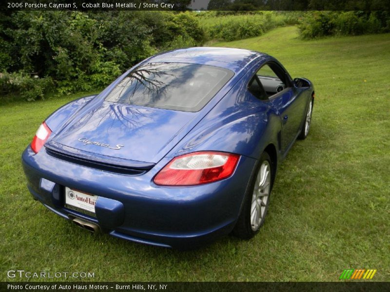 Cobalt Blue Metallic / Stone Grey 2006 Porsche Cayman S