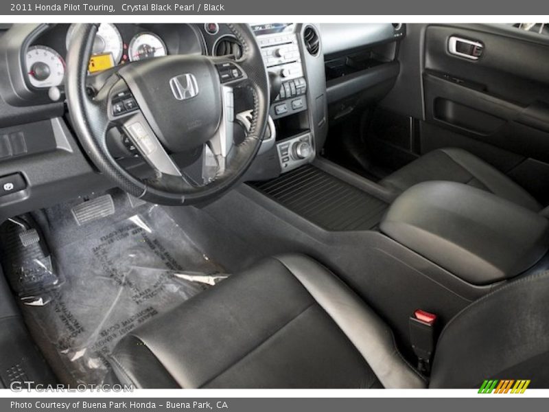Crystal Black Pearl / Black 2011 Honda Pilot Touring