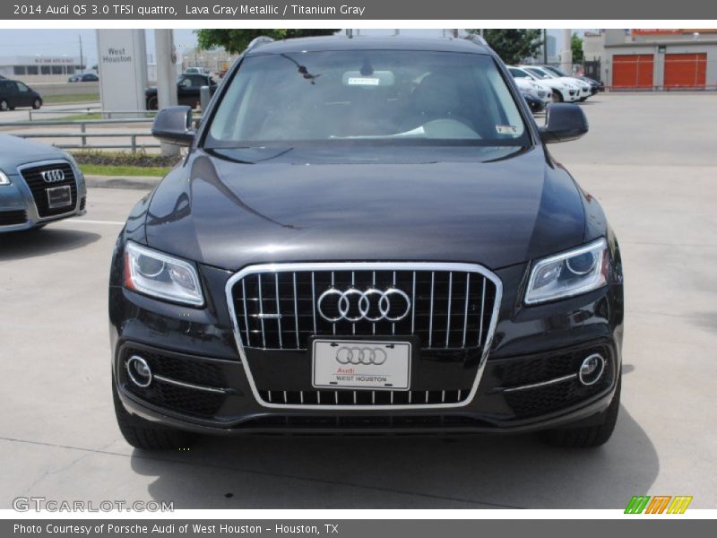 Lava Gray Metallic / Titanium Gray 2014 Audi Q5 3.0 TFSI quattro