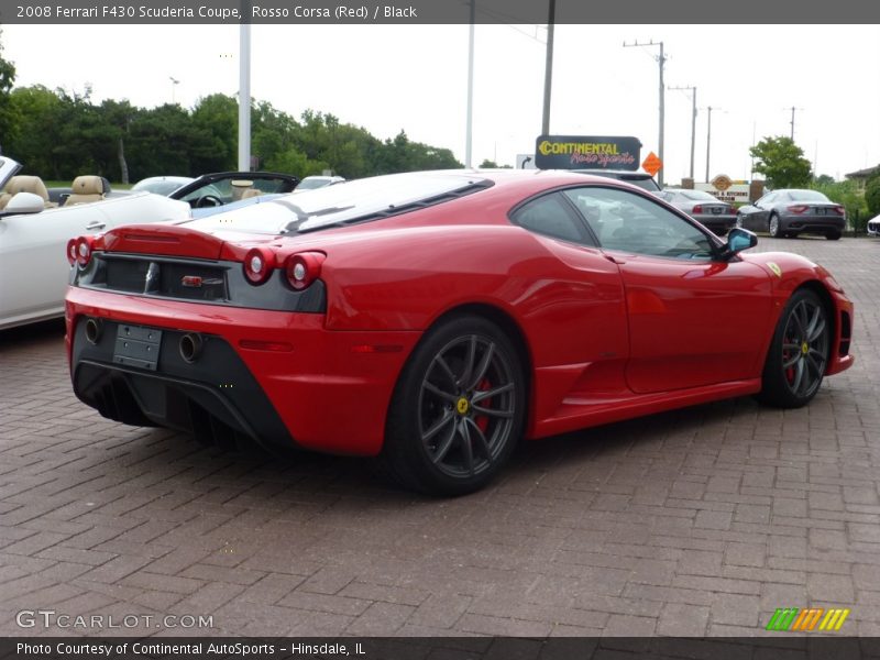 Rosso Corsa (Red) / Black 2008 Ferrari F430 Scuderia Coupe
