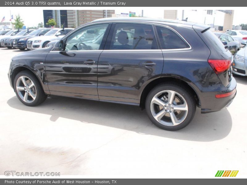 Lava Gray Metallic / Titanium Gray 2014 Audi Q5 3.0 TFSI quattro