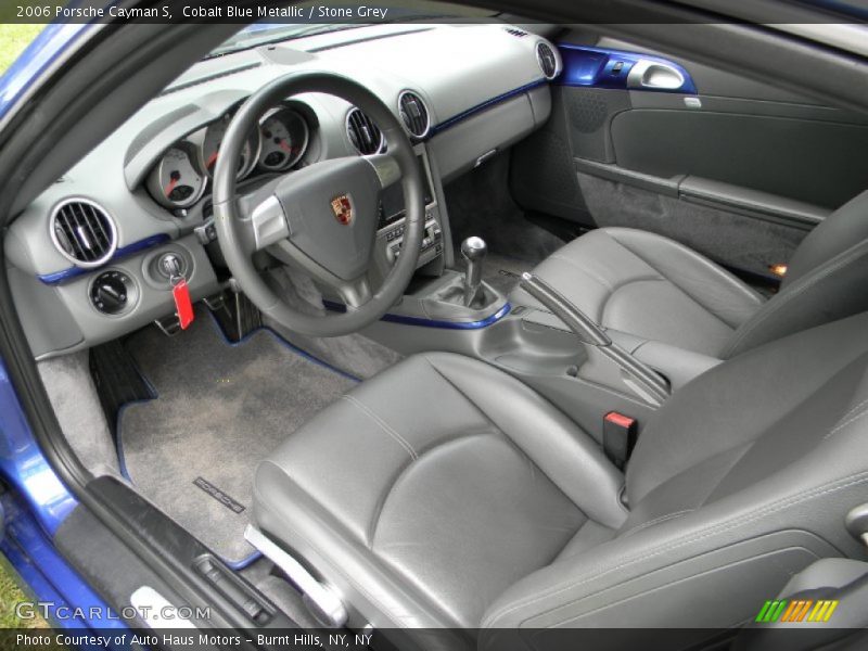  2006 Cayman S Stone Grey Interior