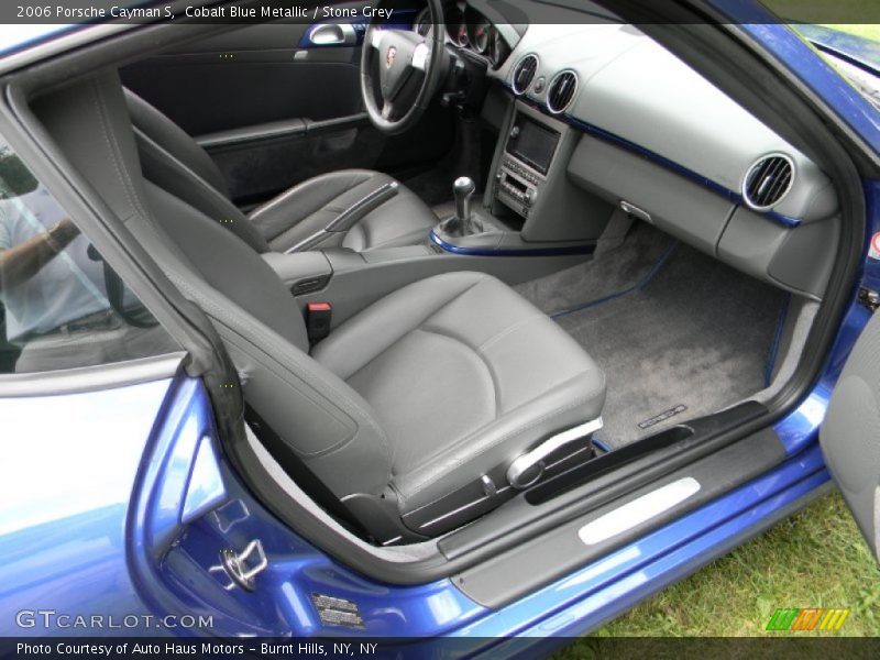 Cobalt Blue Metallic / Stone Grey 2006 Porsche Cayman S