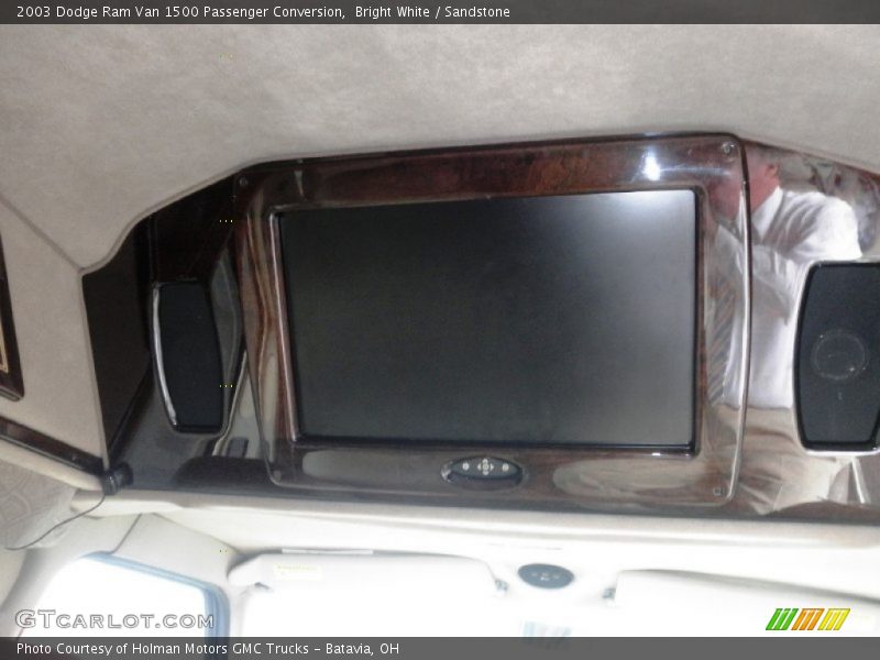 Bright White / Sandstone 2003 Dodge Ram Van 1500 Passenger Conversion