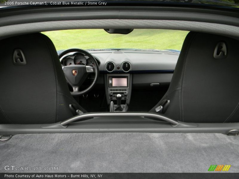 Cobalt Blue Metallic / Stone Grey 2006 Porsche Cayman S