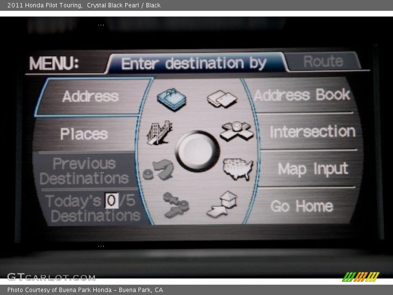 Crystal Black Pearl / Black 2011 Honda Pilot Touring