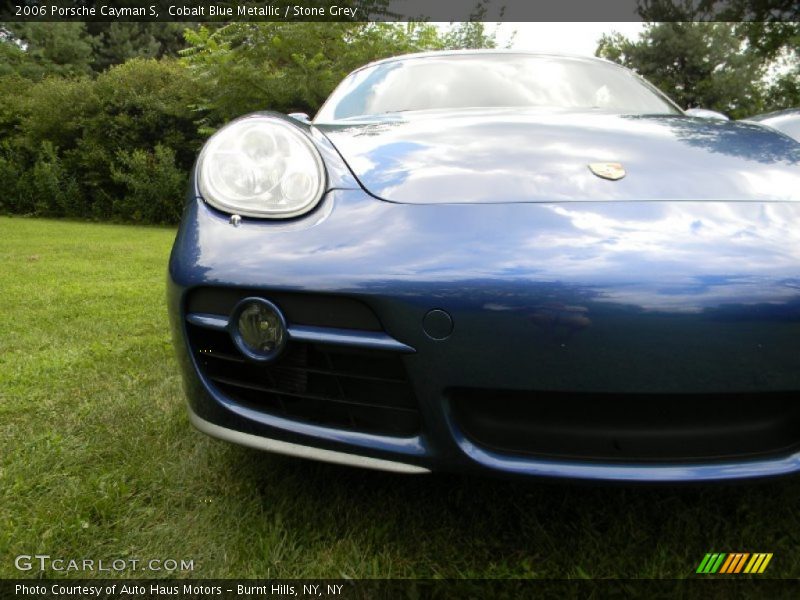 Cobalt Blue Metallic / Stone Grey 2006 Porsche Cayman S