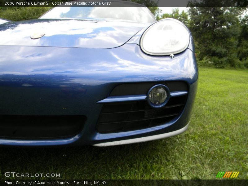 Cobalt Blue Metallic / Stone Grey 2006 Porsche Cayman S