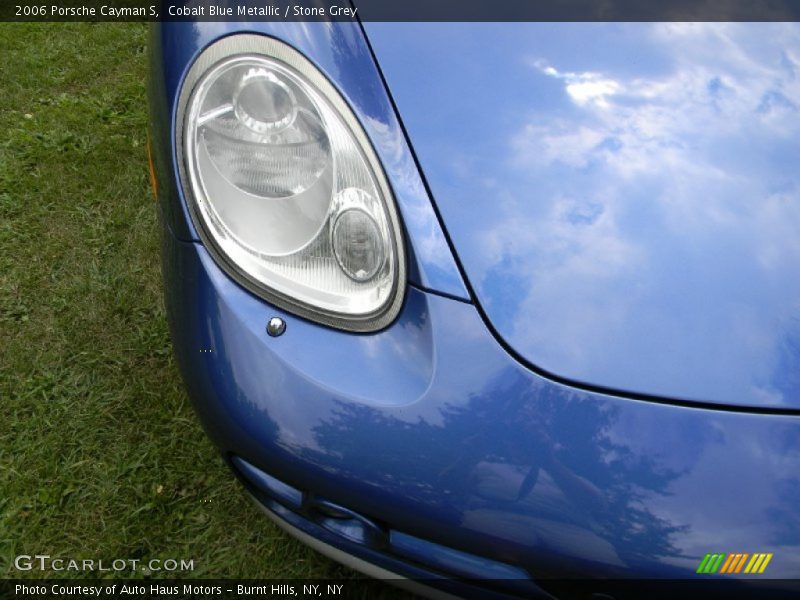 Cobalt Blue Metallic / Stone Grey 2006 Porsche Cayman S