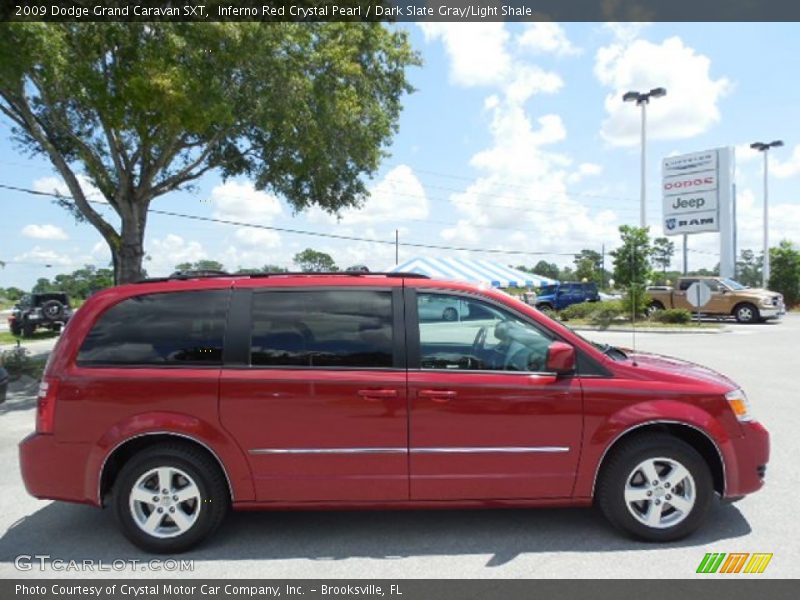 Inferno Red Crystal Pearl / Dark Slate Gray/Light Shale 2009 Dodge Grand Caravan SXT