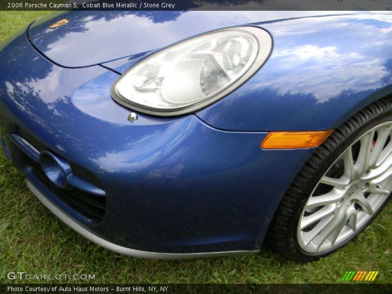 Cobalt Blue Metallic / Stone Grey 2006 Porsche Cayman S