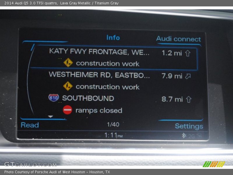 Lava Gray Metallic / Titanium Gray 2014 Audi Q5 3.0 TFSI quattro