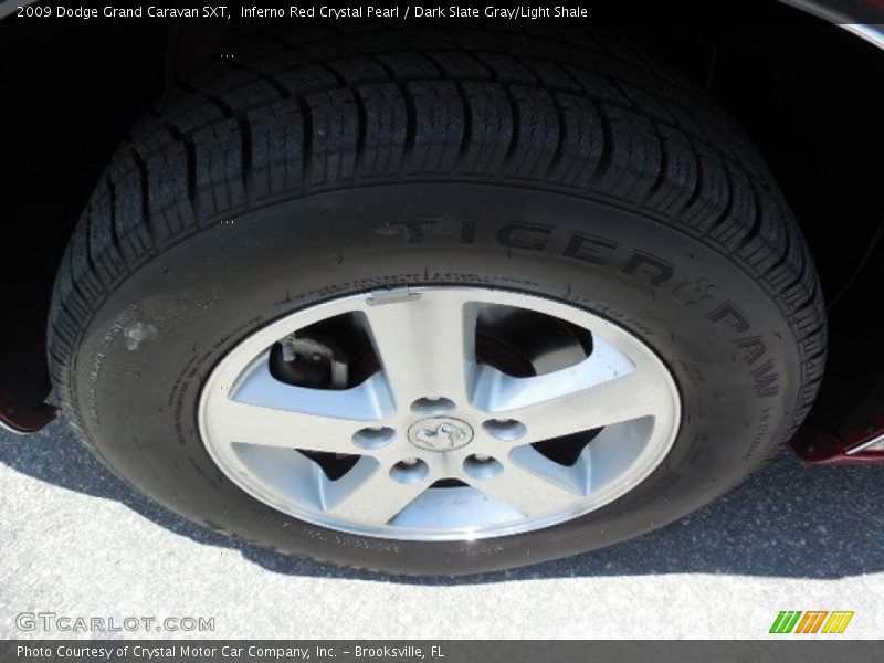 Inferno Red Crystal Pearl / Dark Slate Gray/Light Shale 2009 Dodge Grand Caravan SXT