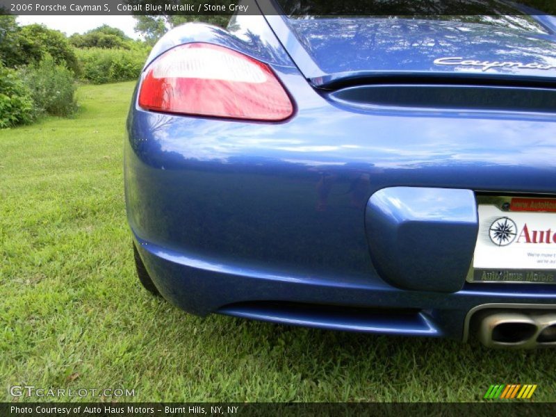 Cobalt Blue Metallic / Stone Grey 2006 Porsche Cayman S