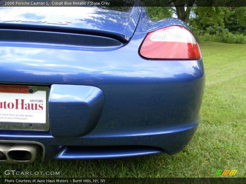 Cobalt Blue Metallic / Stone Grey 2006 Porsche Cayman S