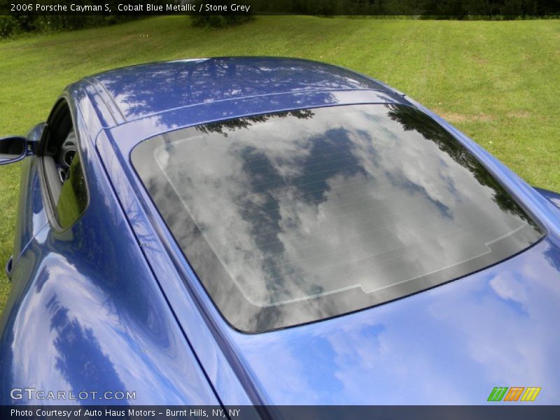 Cobalt Blue Metallic / Stone Grey 2006 Porsche Cayman S