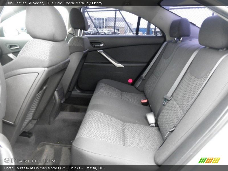 Blue Gold Crystal Metallic / Ebony 2009 Pontiac G6 Sedan
