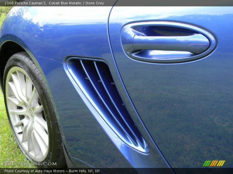 Cobalt Blue Metallic / Stone Grey 2006 Porsche Cayman S