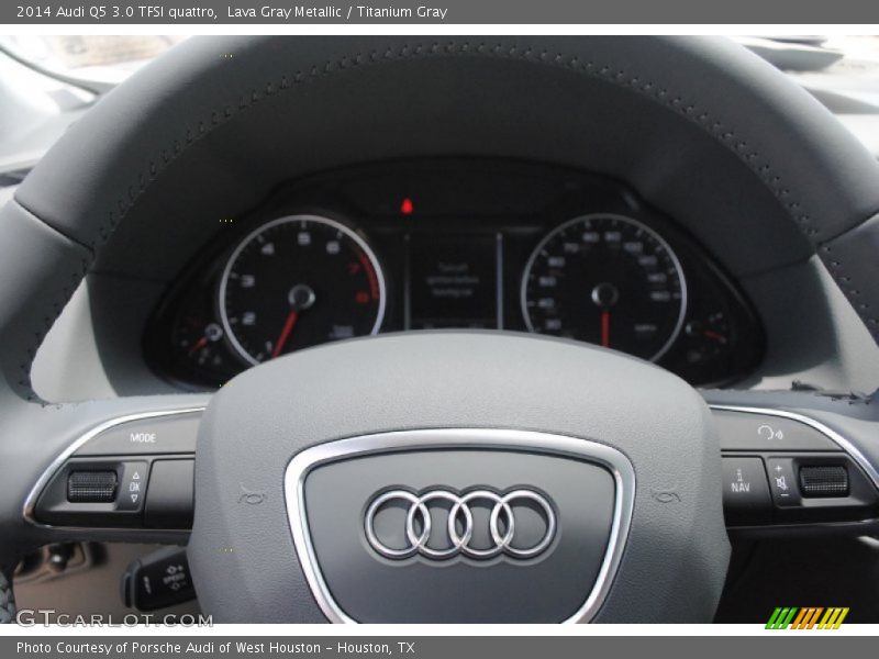 Lava Gray Metallic / Titanium Gray 2014 Audi Q5 3.0 TFSI quattro