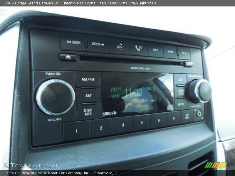 Inferno Red Crystal Pearl / Dark Slate Gray/Light Shale 2009 Dodge Grand Caravan SXT