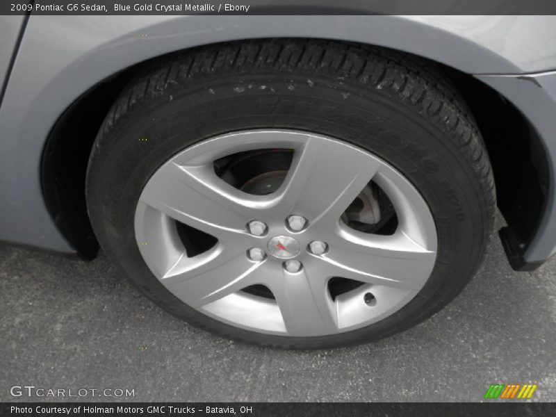 Blue Gold Crystal Metallic / Ebony 2009 Pontiac G6 Sedan