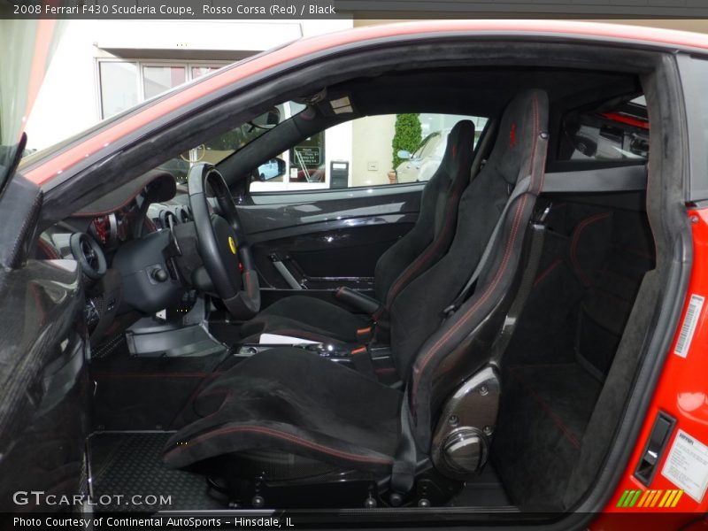 Front Seat of 2008 F430 Scuderia Coupe