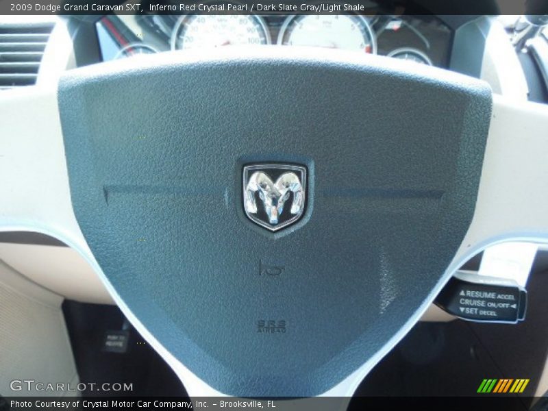 Inferno Red Crystal Pearl / Dark Slate Gray/Light Shale 2009 Dodge Grand Caravan SXT