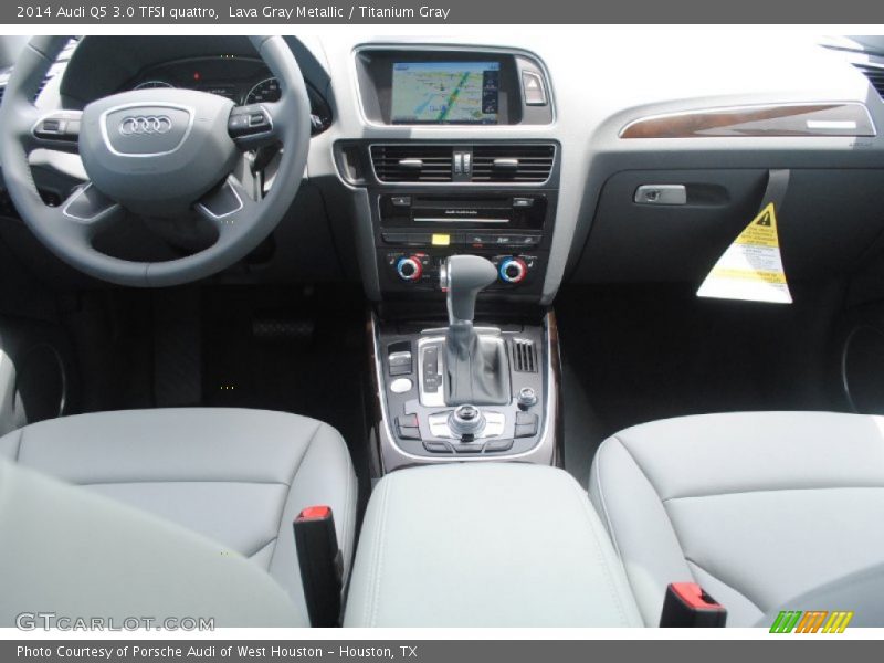 Lava Gray Metallic / Titanium Gray 2014 Audi Q5 3.0 TFSI quattro