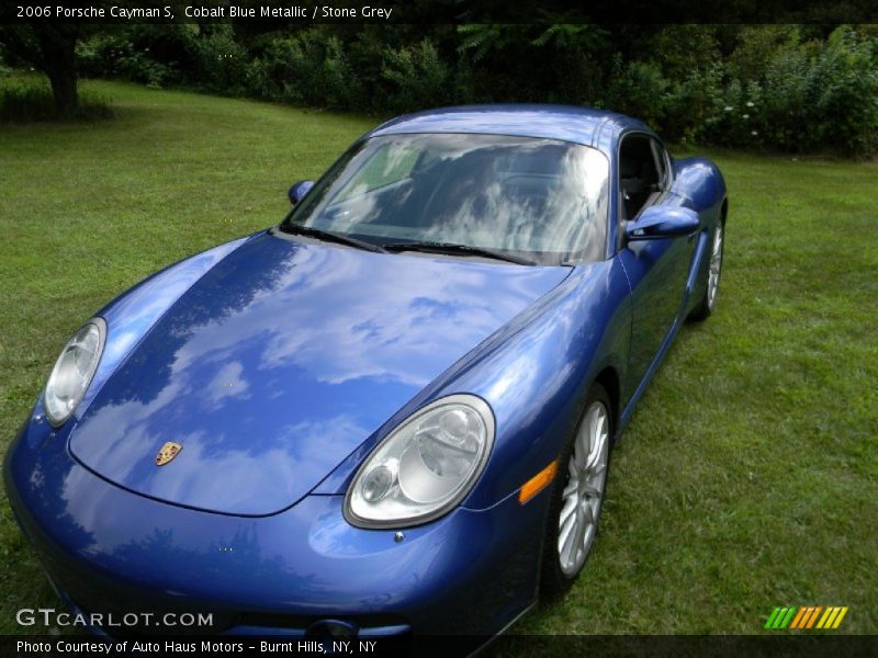 Cobalt Blue Metallic / Stone Grey 2006 Porsche Cayman S