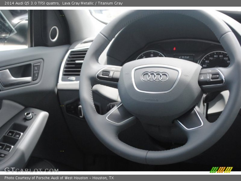 Lava Gray Metallic / Titanium Gray 2014 Audi Q5 3.0 TFSI quattro