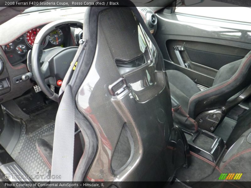  2008 F430 Scuderia Coupe Black Interior
