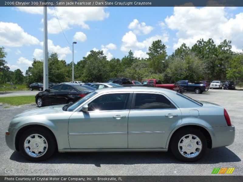 Satin Jade Pearlcoat / Dark Slate Gray/Light Graystone 2006 Chrysler 300 Touring