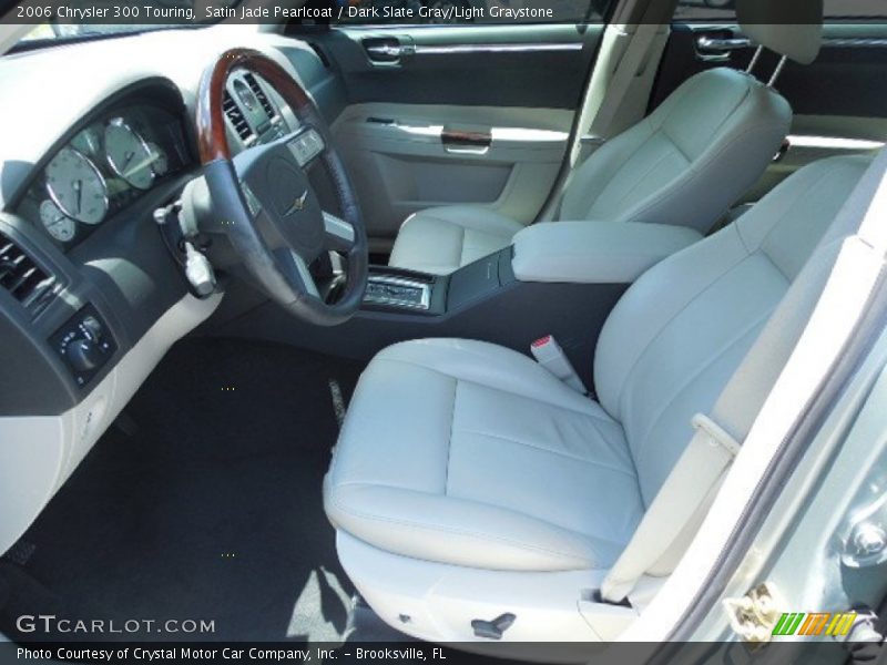 Satin Jade Pearlcoat / Dark Slate Gray/Light Graystone 2006 Chrysler 300 Touring