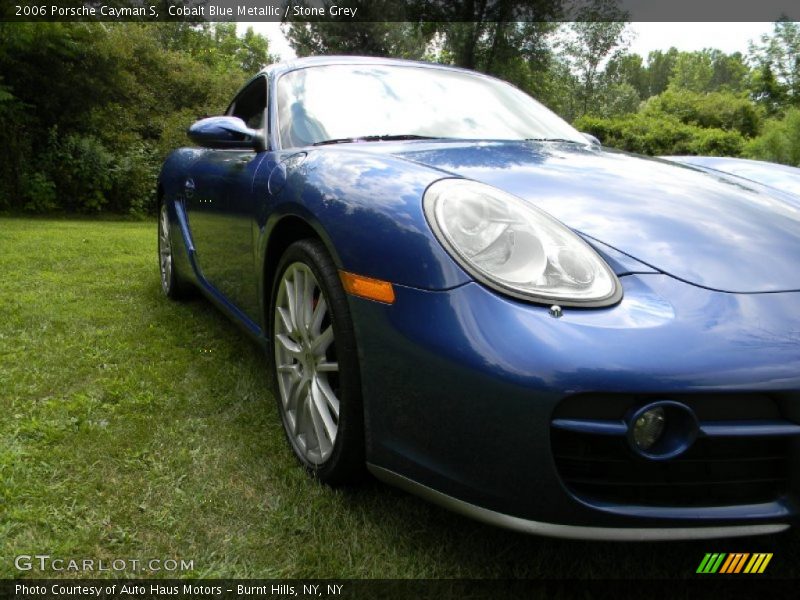 Cobalt Blue Metallic / Stone Grey 2006 Porsche Cayman S