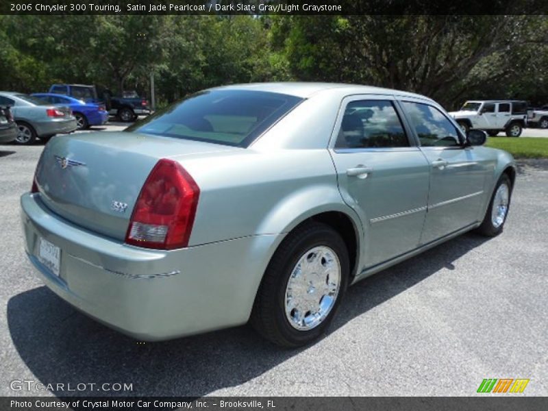 Satin Jade Pearlcoat / Dark Slate Gray/Light Graystone 2006 Chrysler 300 Touring