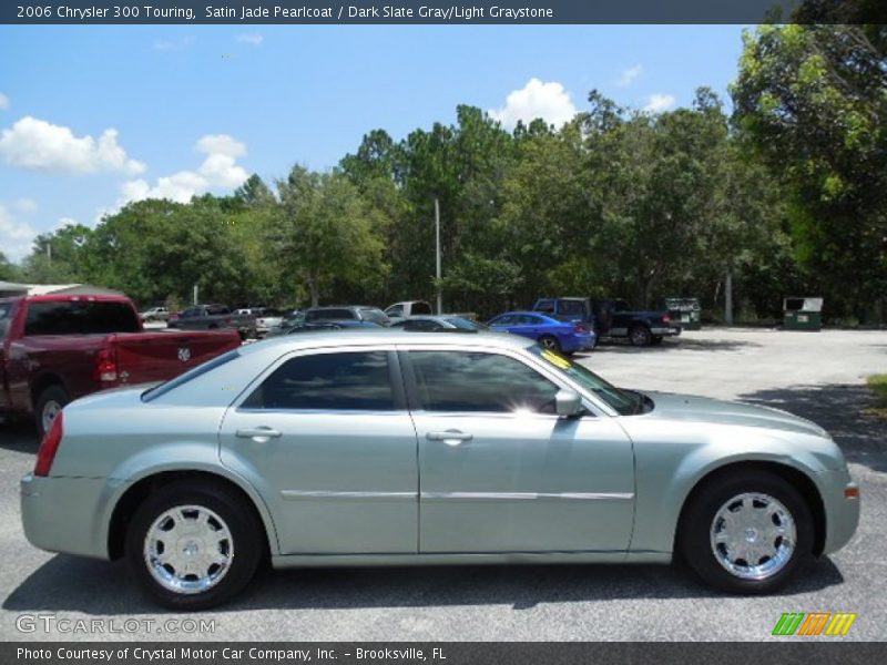 Satin Jade Pearlcoat / Dark Slate Gray/Light Graystone 2006 Chrysler 300 Touring