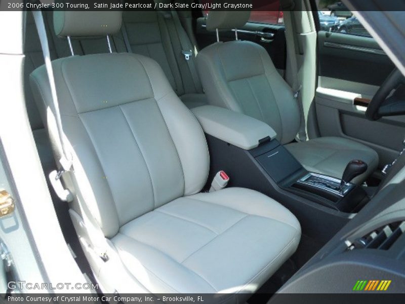 Satin Jade Pearlcoat / Dark Slate Gray/Light Graystone 2006 Chrysler 300 Touring