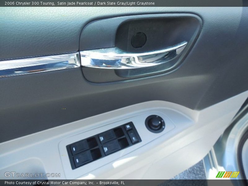 Satin Jade Pearlcoat / Dark Slate Gray/Light Graystone 2006 Chrysler 300 Touring