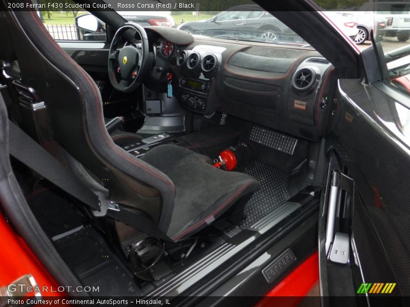  2008 F430 Scuderia Coupe Black Interior