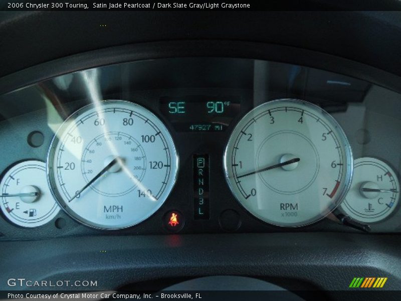 Satin Jade Pearlcoat / Dark Slate Gray/Light Graystone 2006 Chrysler 300 Touring