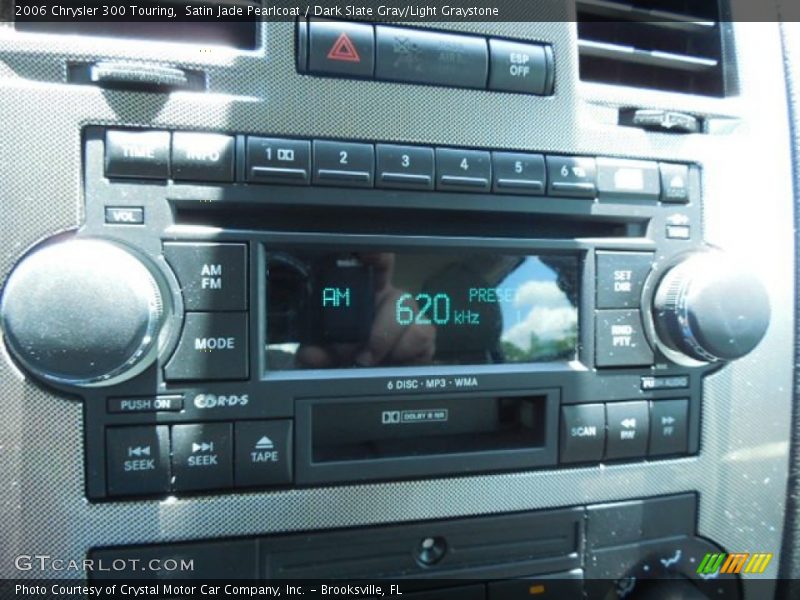 Satin Jade Pearlcoat / Dark Slate Gray/Light Graystone 2006 Chrysler 300 Touring