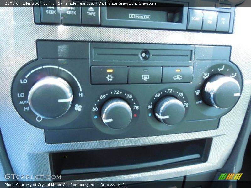 Satin Jade Pearlcoat / Dark Slate Gray/Light Graystone 2006 Chrysler 300 Touring