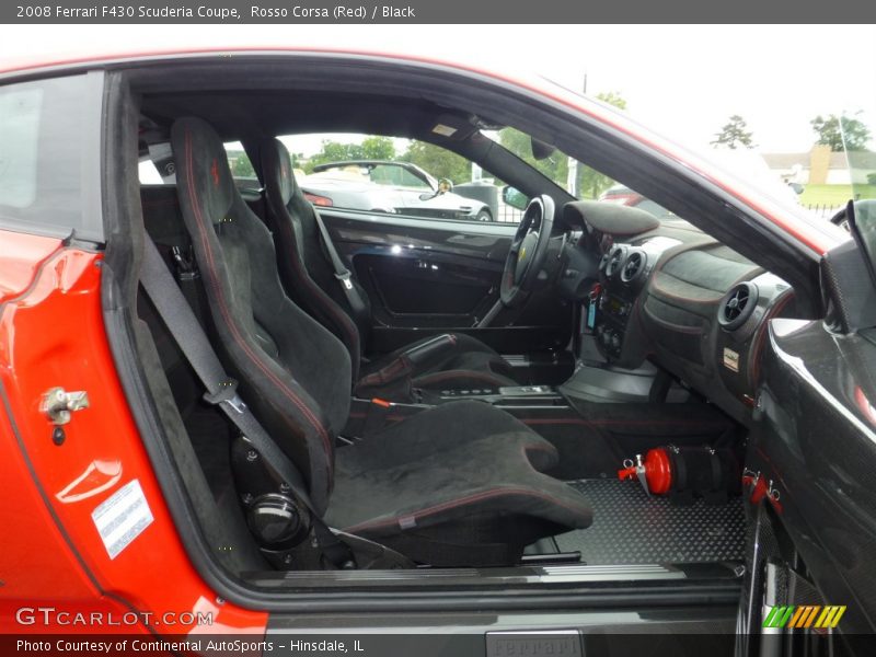 Front Seat of 2008 F430 Scuderia Coupe