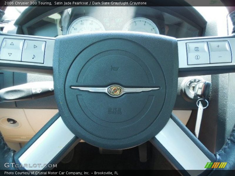 Satin Jade Pearlcoat / Dark Slate Gray/Light Graystone 2006 Chrysler 300 Touring
