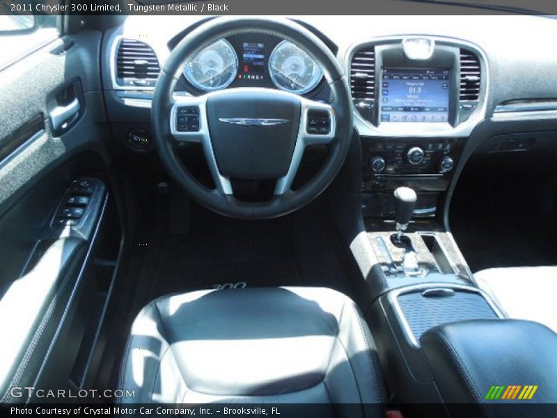 Tungsten Metallic / Black 2011 Chrysler 300 Limited