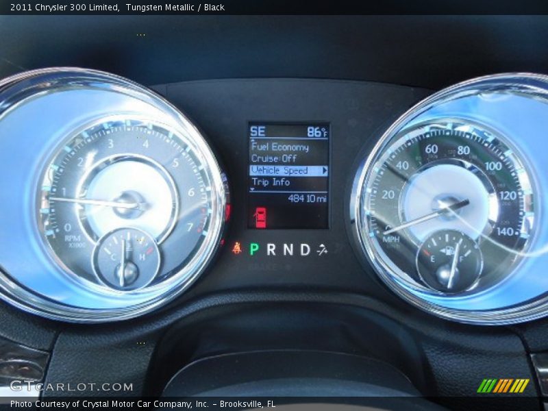 Tungsten Metallic / Black 2011 Chrysler 300 Limited