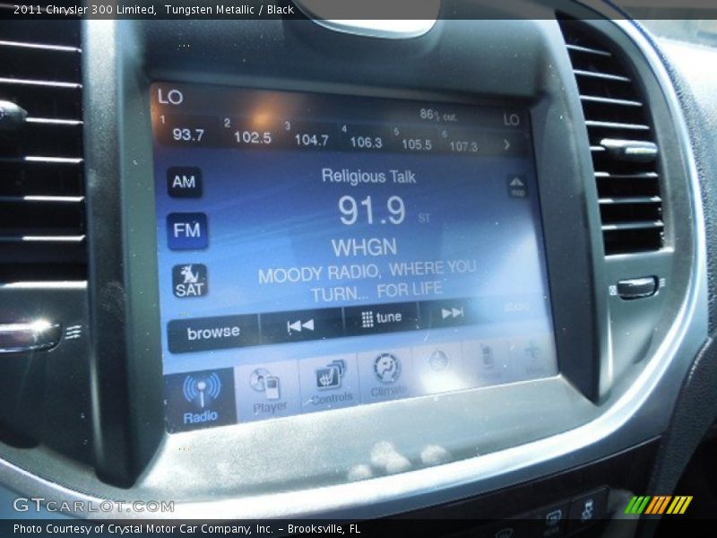 Tungsten Metallic / Black 2011 Chrysler 300 Limited